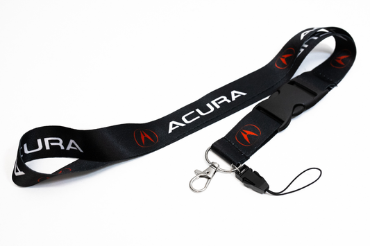 21" Black Nylon JDM Lanyard Quick Release for Acura
