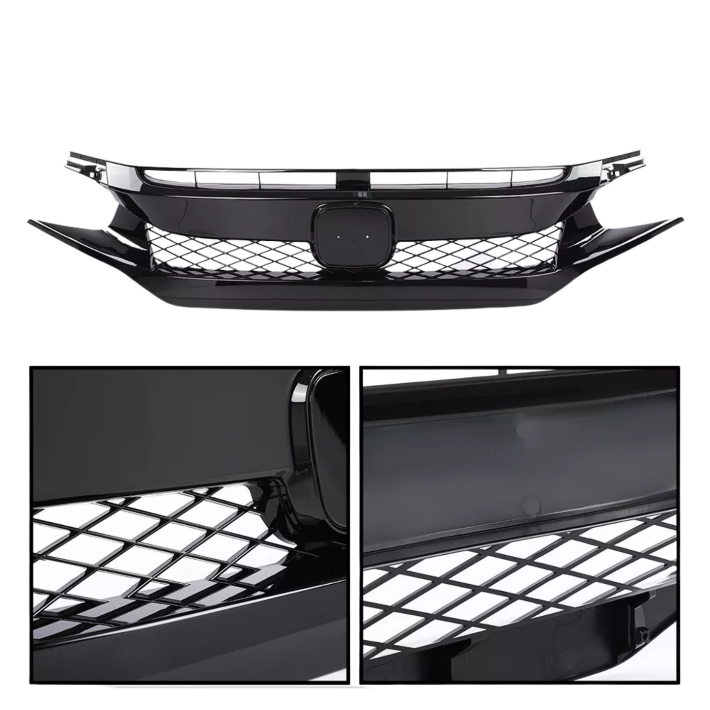 FOR 2016-2021 HONDA CIVIC FK5 TYPE-R STYLE FACELIFT FRONT BUMPER W/ FRONT LIP