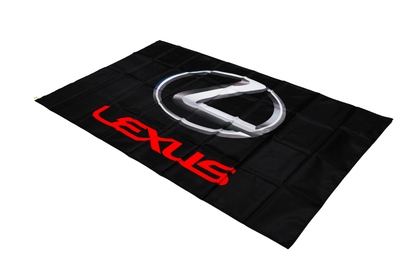 Lexus Car Logo Flag 3×5 FT Racing Banner Man Cave Wall Decor Display
