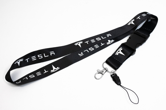 21" Black Nylon Lanyard Quick Release for Tesla