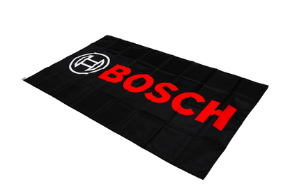 Bosch Racing Flag 3×5 FT Performance Banner Man Cave Wall Decor Display