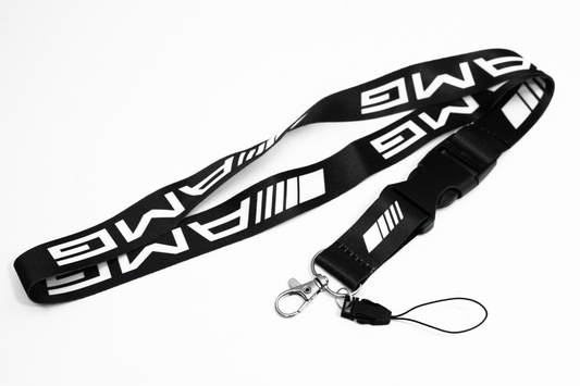 21" Black Nylon Lanyard Quick Release for Mercedes Benz AMG