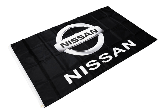 Nissan Car Logo Flag 3×5 FT Racing Banner Man Cave Wall Decor Display