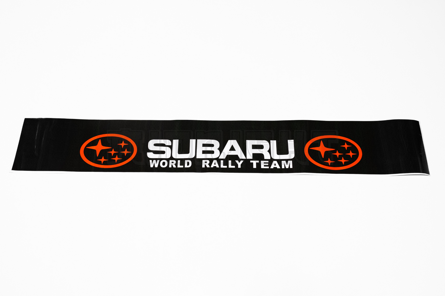 Subaru World Rally Team Adhesive Windshield Banner Sun Strip