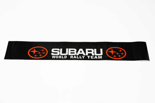 Subaru World Rally Team Adhesive Windshield Banner Sun Strip