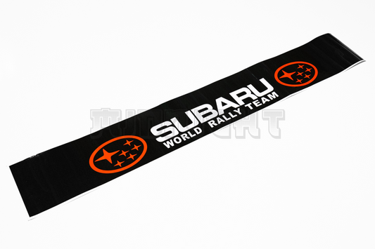 Subaru World Rally Team Adhesive Windshield Banner Sun Strip