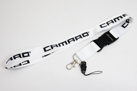 21" White Nylon Lanyard Quick Release for Chevrolet Camaro