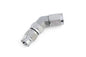 HPS Performance 45 Degree -3 Compression Teflon Hose End to AN Female for PTFE Hose Stainless Steel