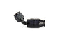 HPS Performance 30 Degree -4 Compression Teflon Hose End to AN Female for Stainless Steel Reinforced PTFE Hose Aluminum Black