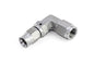 HPS Performance 90 Degree -3 Compression Teflon Hose End to AN Female for PTFE Hose Stainless Steel