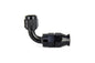 HPS Performance 90 Degree -8 Compression Teflon Hose End to AN Female for Stainless Steel Reinforced PTFE Hose Aluminum Black