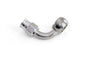 HPS Performance 90 Degree -3 Compression Teflon Hose End to AN Female with 10mm Banjo for PTFE Hose Stainless Steel