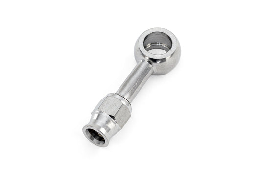HPS Performance Straight -3 Compression Teflon Hose End to AN Female with 10mm Banjo for PTFE Hose Stainless Steel