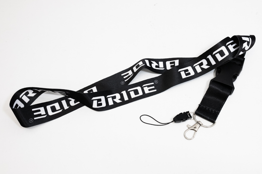 21" Black Nylon JDM BRIDE Lanyard Quick Release