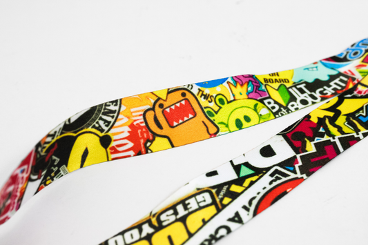 21" Sticker Bomb JDM Nylon JDM BRIDE Gradation Lanyard Quick Release