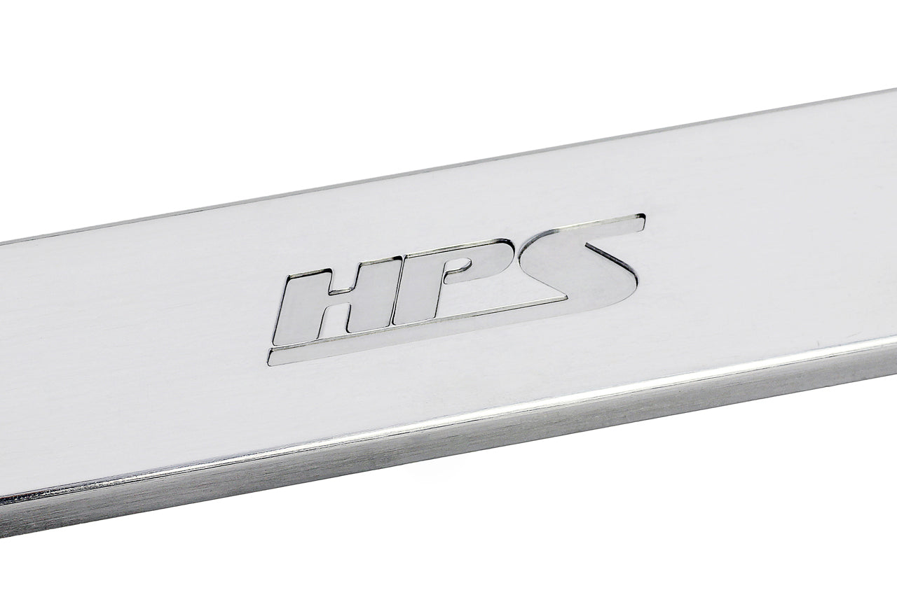 HPS Performance Aluminum Front Strut Brace Bar, Polished, Kia Stinger (18-22)