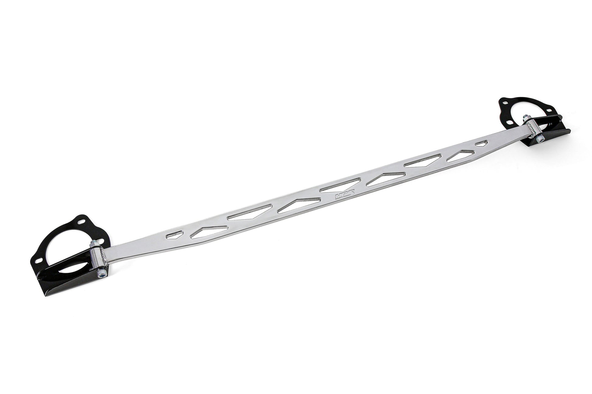 HPS Performance Aluminum Front Strut Tower Brace Bar Polished 42-112P