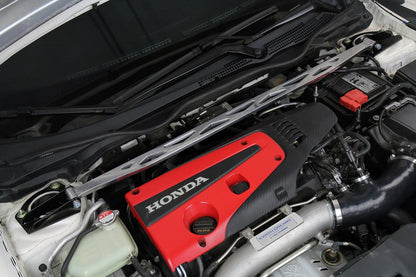 HPS Polish Strut Bar Tower Brace (Solid Bar) For 23-25 Integra DE4 DE5 / 16-25 Civic FC FK FE FL / Civic Type -R FK8 FL5