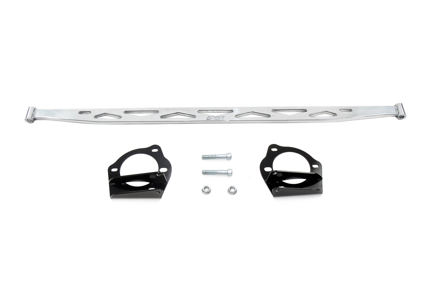 HPS Performance Aluminum Front Strut Tower Brace Bar, Black, 23-24 Acura Integra/ 2024 Integra Type S/ 17-24 Honda Civic Type R