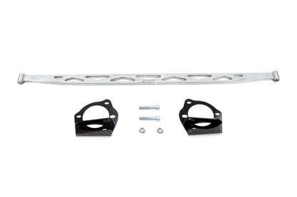HPS Performance Aluminum Front Strut Tower Brace Bar, Black, 23-24 Acura Integra/ 2024 Integra Type S/ 17-24 Honda Civic Type R