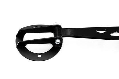 HPS Performance Aluminum Front Strut Tower Brace Bar, Black, Subaru WRX (22-24), 42-118WB