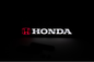 Honda LED Light Car Front Grille Name Badge Illuminated Emblem