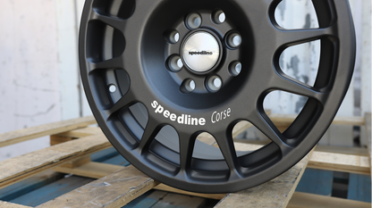15x7" Speedline Style Wheels (4x100/4x114.3) Fits VW Golf Mk1/Mk2/Mk3, Jetta, Audi A2, Honda Civic, Acura Integra