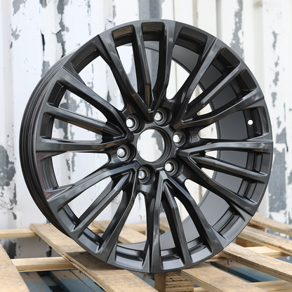22x9" Gray Wheels (6x139.7) Fits Chevy Tahoe Suburban GMC Yukon Cadillac Escalade