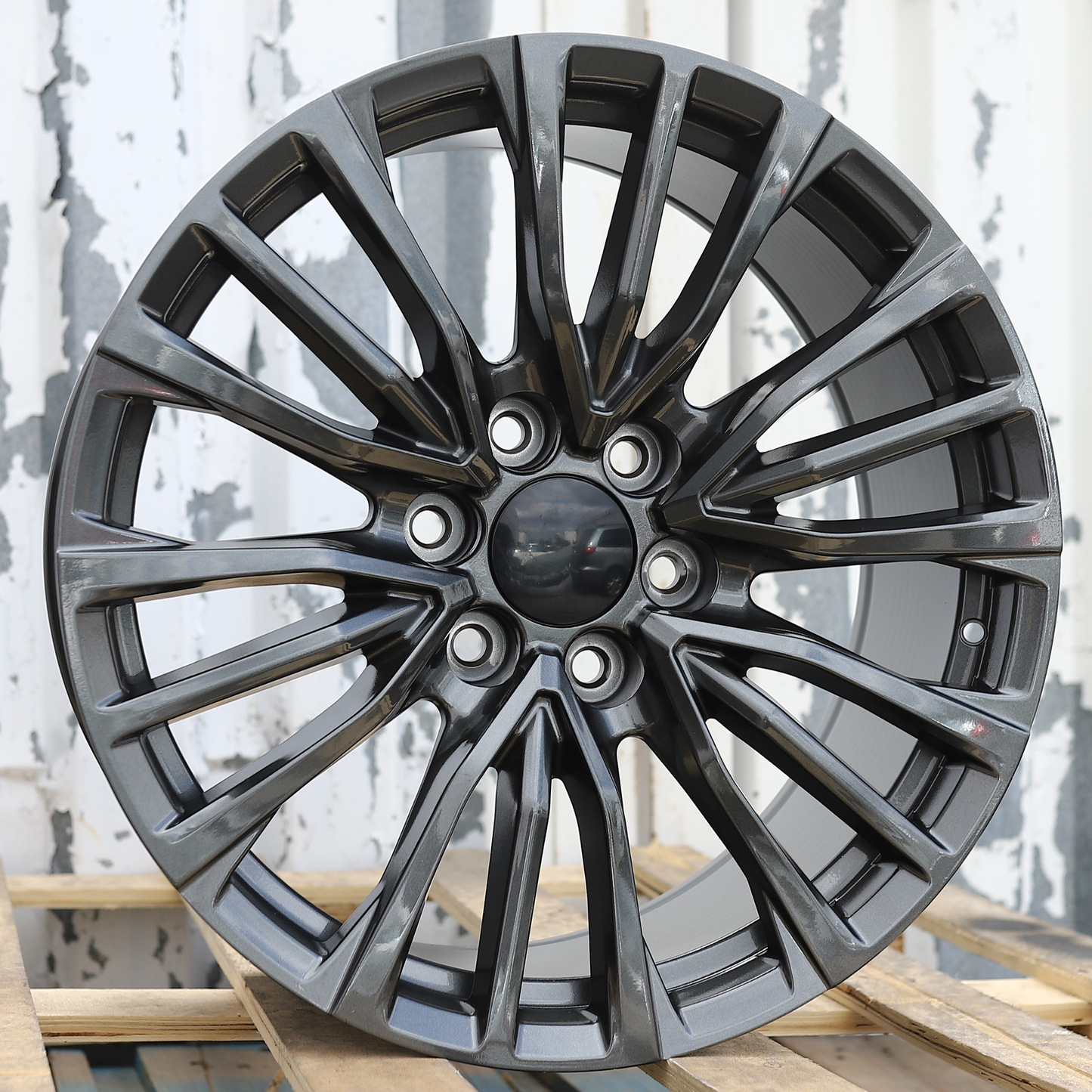 20x9" Gray Wheels (6x139.7) Fits Chevy Tahoe Suburban GMC Yukon Cadillac Escalade
