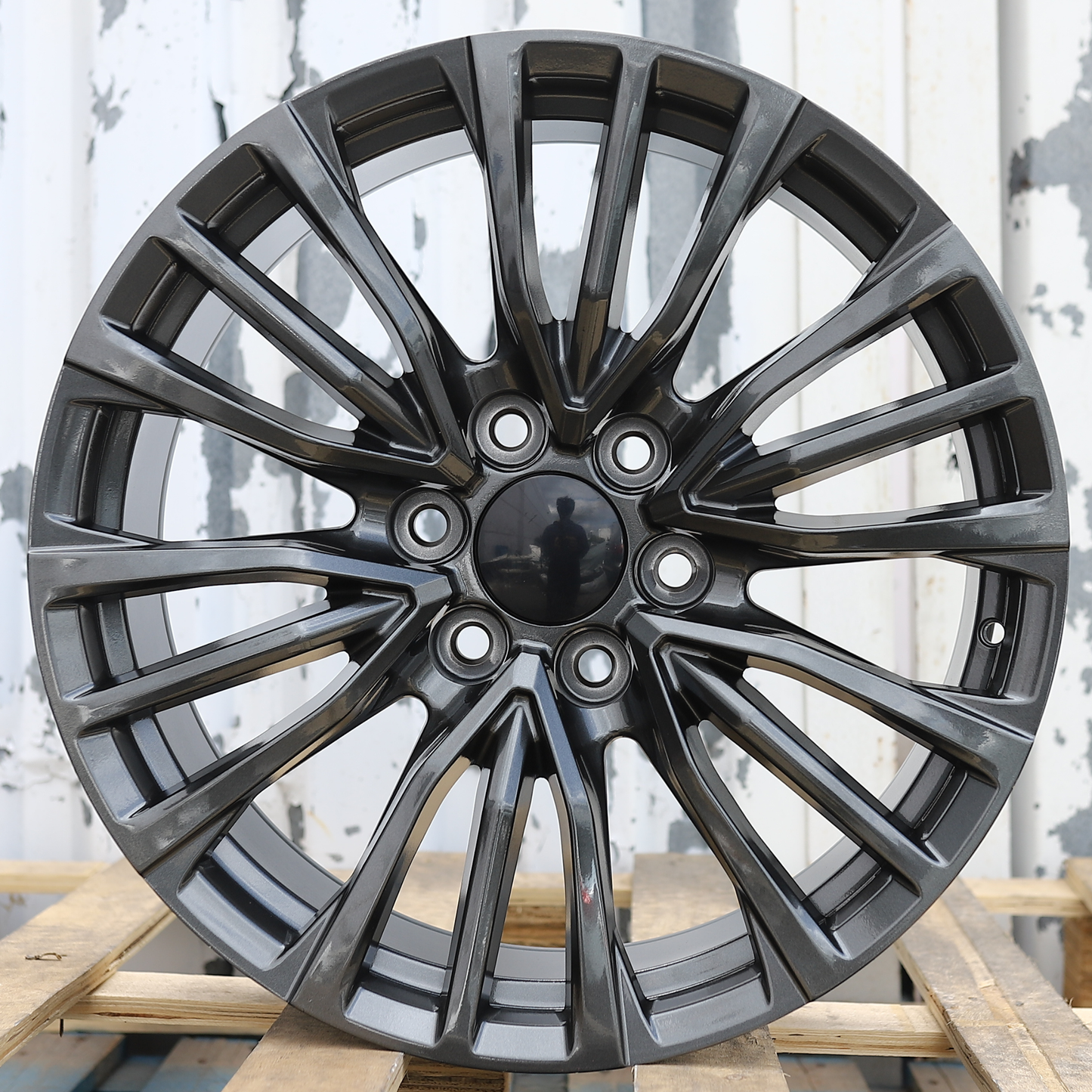 20x9" Gray Wheels (6x139.7) Fits Chevy Tahoe Suburban GMC Yukon Cadillac Escalade