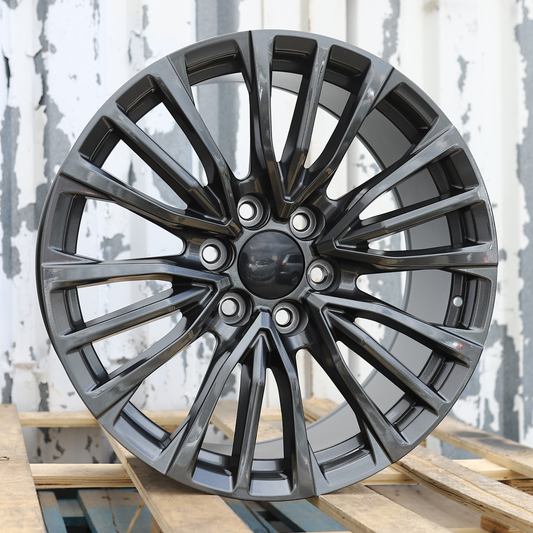 22x9" Gray Wheels (6x139.7) Fits Chevy Tahoe Suburban GMC Yukon Cadillac Escalade