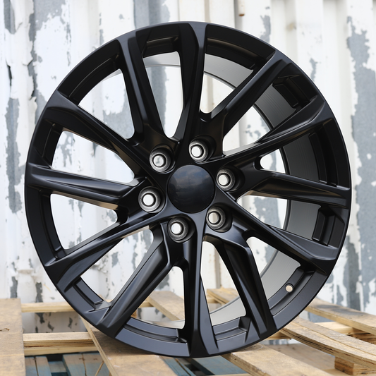 22x9" Matte Black Wheels (6x139.7) Fits Chevy Tahoe Suburban GMC Yukon Cadillac Escalade
