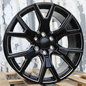 22x9" Black Milled Wheels (6x139.7) Fits Chevy Tahoe Suburban GMC Yukon Cadillac Escalade