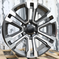 20x9" Gray Machined Wheels (6x139.7) Fits Chevy Tahoe Suburban GMC Yukon Cadillac Escalade