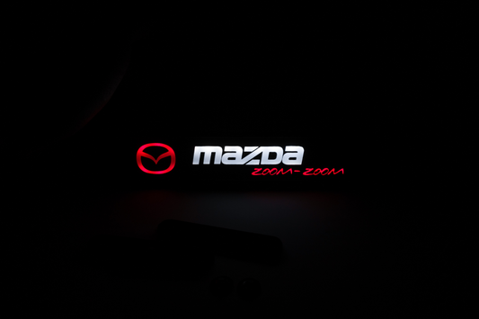 Mazda LED Light Car Front Grille Name Badge Illuminated Emblem