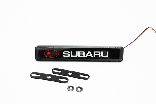 Subaru LED Light Car Front Grille Name Badge Illuminated Emblem
