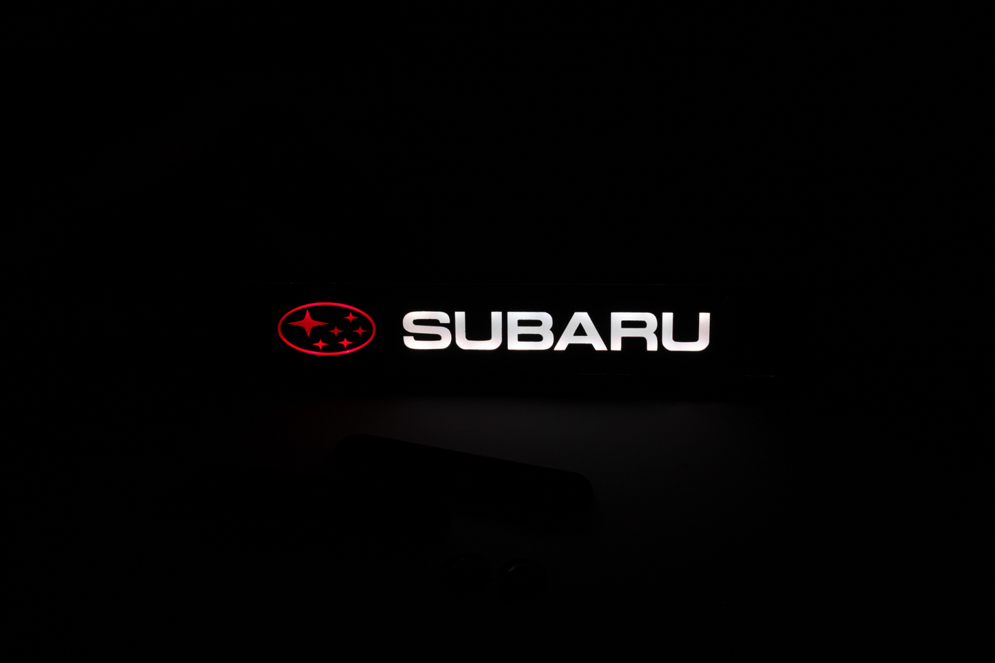 Subaru LED Light Car Front Grille Name Badge Illuminated Emblem