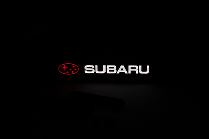 Subaru LED Light Car Front Grille Name Badge Illuminated Emblem