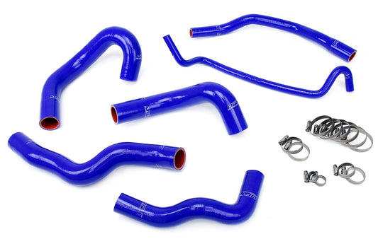 HPS Performance High Temp Reinforced Silicone Radiator Coolant Hose Kit Blue 57-1013-BLUE