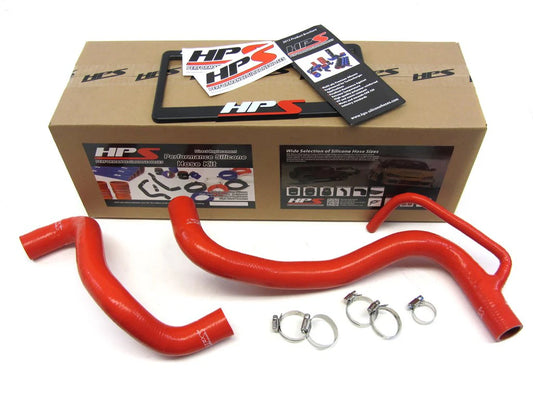 HPS Performance High Temp Reinforced Silicone Radiator Coolant Hose Kit, Red, Scion xB (2008-2015), 57-1060-RED