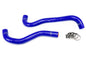 HPS Performance High Temp Reinforced Silicone Radiator Coolant Hose Kit Blue 57-1199-BLUE