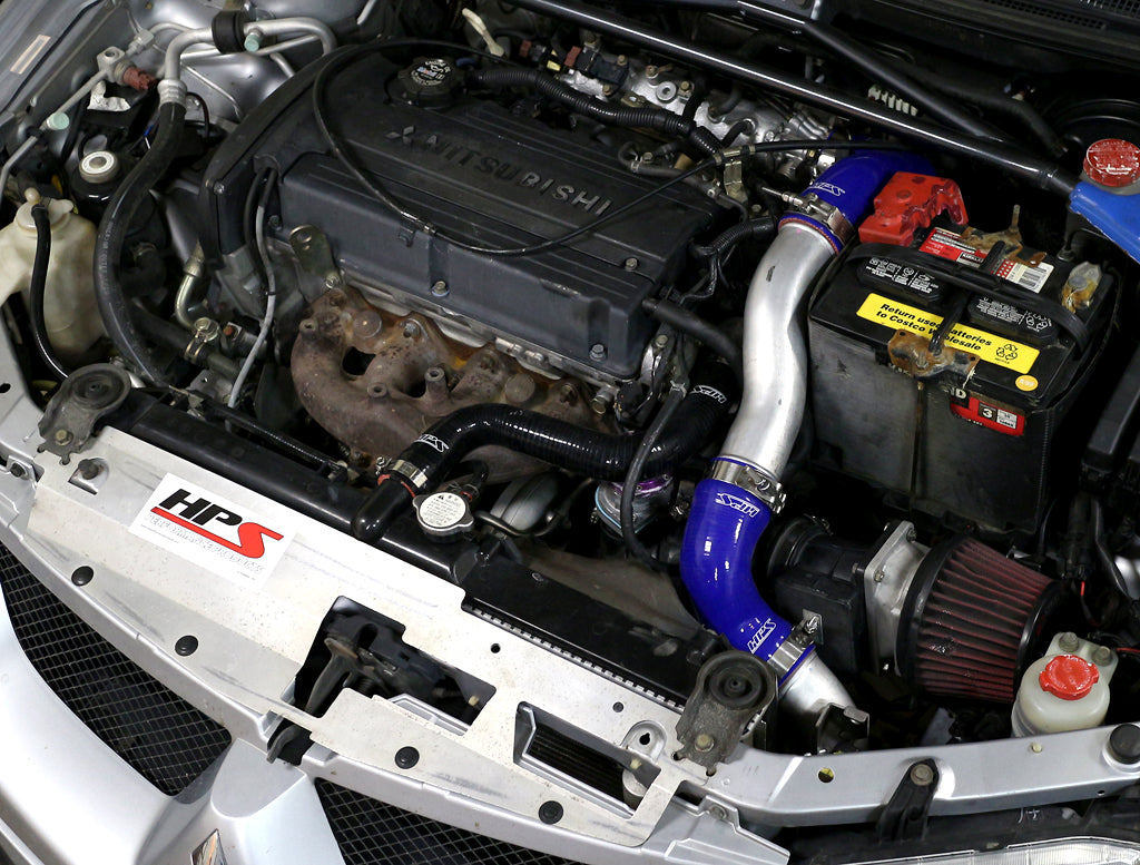 HPS Performance High Temp Reinforced Silicone Intercooler Hose Boots Kit, Red, Mitsubishi Lancer EVO 8/9 MR US-Spec (03-07), 57-1227-RED