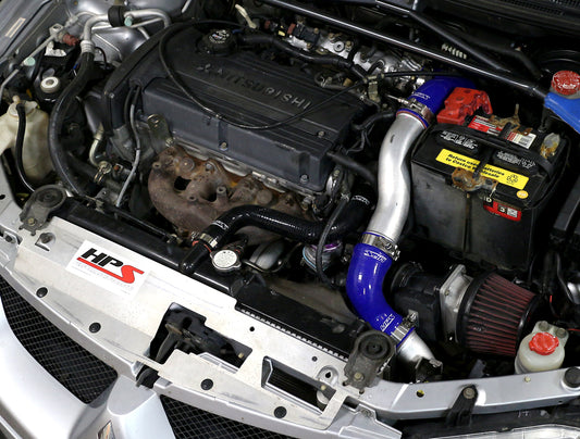 HPS Performance High Temp Reinforced Silicone Intercooler Hose Boots Kit, Red, Mitsubishi Lancer EVO 8/9 MR US-Spec (03-07), 57-1227-RED
