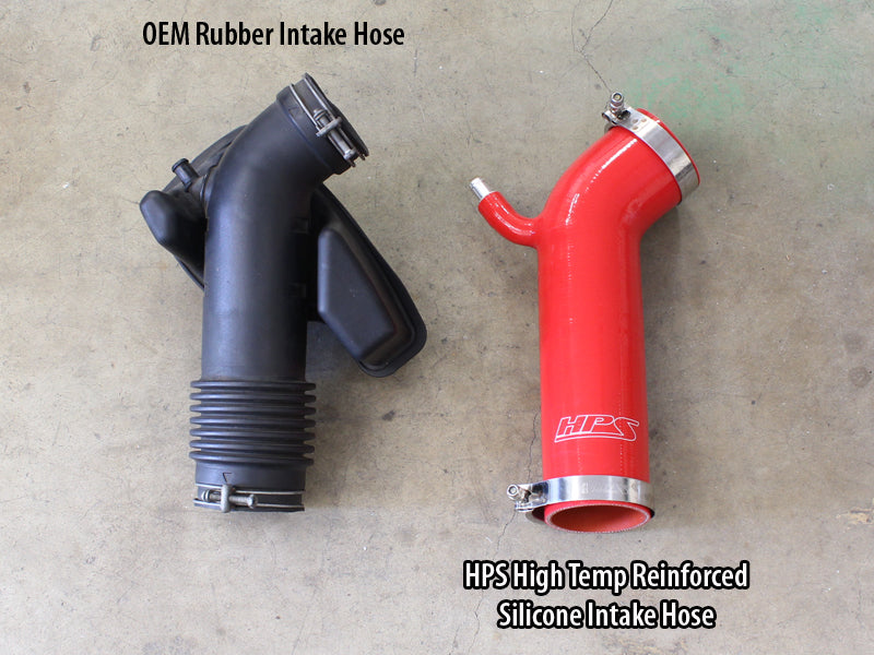 HPS Performance High Temp Reinforced Silicone Air Intake Hose Kit, Black, 2001-2005 Lexus IS300 I6 3.0L