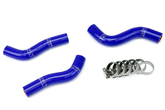 HPS Performance High Temp Reinforced Silicone Radiator Coolant Hose Kit Blue 57-1248-BLUE