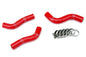 HPS Performance High Temp Reinforced Silicone Radiator Coolant Hose Kit Red 57-1248-RED