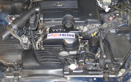 HPS Performance High Temp Reinforced Silicone Radiator Coolant Hose Kit, Black, 2001-2005 Lexus IS300 I6 3.0L