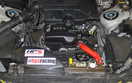 HPS Performance High Temp Reinforced Silicone Radiator and Heater Coolant Hose Kit, Red, 1998-2005 Lexus GS300 I6 3.0L