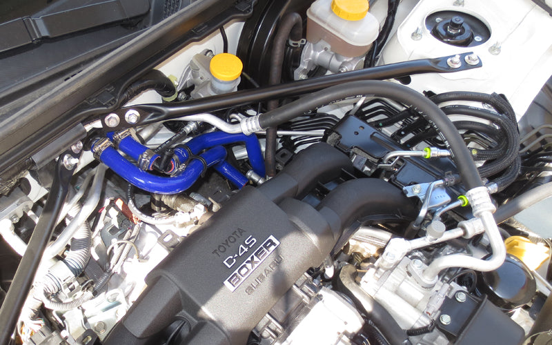 HPS Performance High Temp Reinforced Silicone Heater Coolant Hose Kit, Blue, FR-S (13-16) BRZ (13-20) 86 (17-20), 57-1282-BLUE
