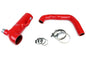 HPS Performance High Temp Reinforced Silicone Air Intake Hose Kit Red 57-1293-RED